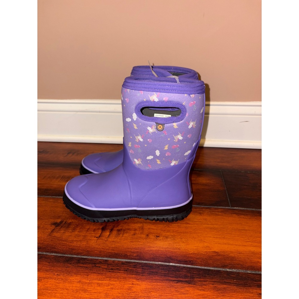 NWOT Bogs K Grasp Pegasus Waterproof Insulated Winter Boots Kids 4 79112-540